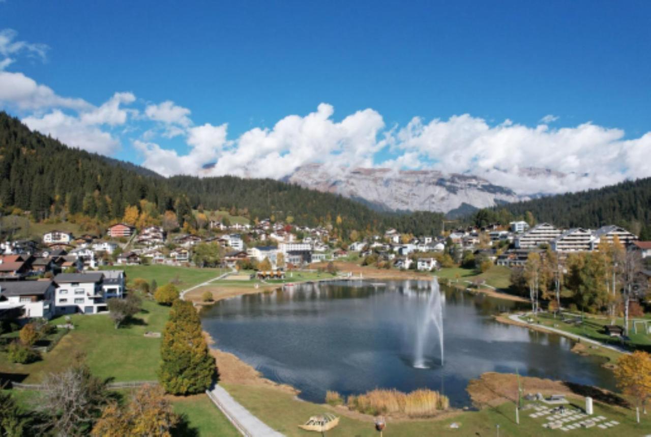 Lovely 1-Bedroom Vacation Studio Apartment With Pool And Sauna Laax Esterno foto
